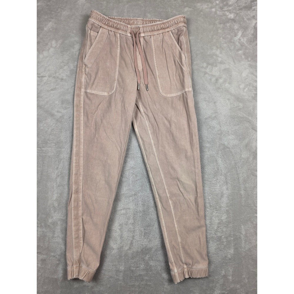 Athleta Farallon Joggers Womens Size 4 Pink Mauve Cotton Stretch Pants 531090-05